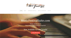 Desktop Screenshot of musicfestivalsuite.com